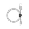 Кабель Lightning to USB-A + ремешок, Серебристый