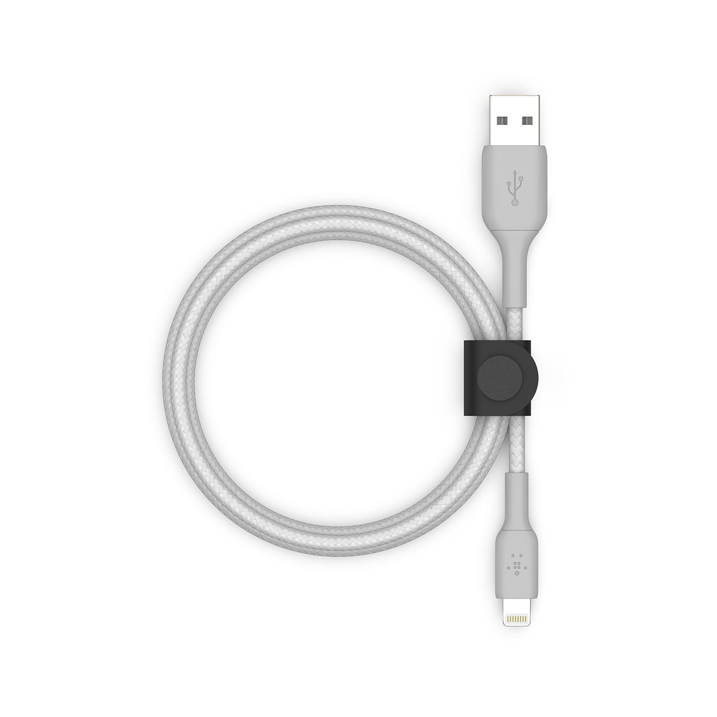 Cavo da Lightning a USB-A + cinturino, argento